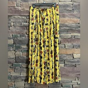 Flax Abstract Printed Multicolored Maxi Sz Large